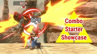 Smash Ultimate  Ganondorf Combo Starter Showcase [upl. by Aiepoissac]