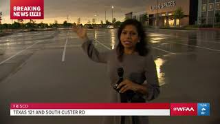 Video captures storm sirens going off in Frisco as severe weather moves through Dallas area [upl. by Benedicta402]