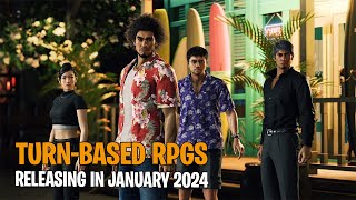 Top Best TurnBased RPGs Releasing in January 2024 [upl. by Acirtal9]