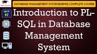 L97 Introduction to PLSQL in Database Management System  DBMS Lectures in Hindi [upl. by Itsud149]