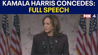 Kamala Harris Concedes FULL SPEECH [upl. by Kimber]