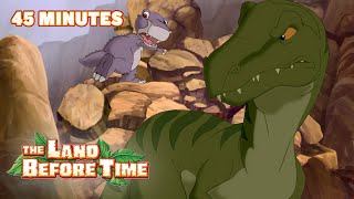 Can Sharpteeth Do The Right Thing  45 Minute Episode Compilation  The Land Before Time [upl. by Yrahcaz]