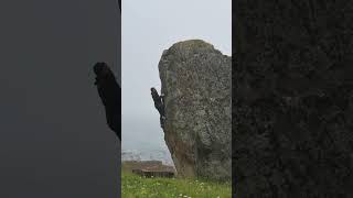 Lyngen boulder vantravellerbouldering [upl. by Ayinat]