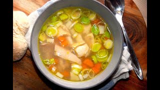 Nem lækker og hjemmelavet kyllingesuppe [upl. by Ateloiv965]