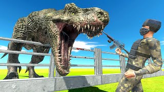 DINOSAURS Attack My Base  Animal Revolt Battle Simulator [upl. by Nwahs901]