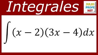 INTEGRALES DIRECTAS  Ejercicio 2 [upl. by Elleneg]