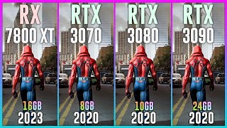 RX 7800 XT vs RTX 3070 vs RTX 3080 vs RTX 3090  Test in 25 Games [upl. by Berke]