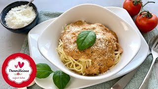 Spaghetti mit schneller Thunfischsauce Thermomix® TM31TM5TM6 [upl. by Jolynn]