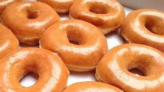 Homemade Glazed Doughnuts Krispy Kreme glazed donuts Best Donuts Recipe [upl. by Puri]