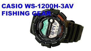 Casio WS1200H Fishing Gear Watch [upl. by Oakie]