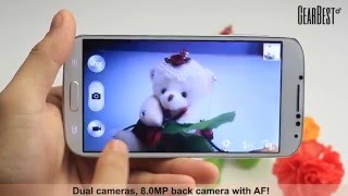 50 inch Android 42 Guophone I9600 3G Phablet Unlocked Phone from Gearbest [upl. by Oalsecnew]