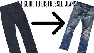 from raw to ragged defining denim distressing [upl. by Anila2]