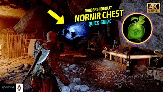 Raider Hideout Nornir Chest Puzzle Solution ALL Idunn Apples  God of War Ragnarok [upl. by Joshuah]