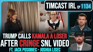 Trump Calls Kamala A LOSER After CRINGE SNL Vid DITCHING Al Smith wJack Posobiec  Timcast IRL [upl. by Eletnahc]