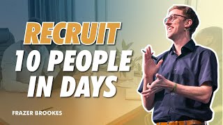 Network Marketing Recruiting – How To Recruit 10 People In 10 Days [upl. by Gnehp]