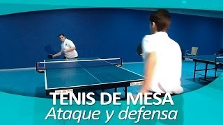 TENIS DE MESA 8 Ataque y defensa [upl. by Kiley]