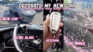 DECORATE MY NEW CAR WITH ME CAR TOUR [upl. by Upali]