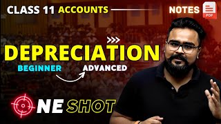 DEPRECIATION class 11 ONE SHOT  ACCOUNTS by gaurav jain [upl. by Tomlin]