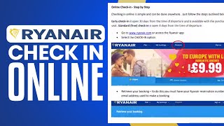 How To Check In Online In Ryanair 2023 Easy Tutorial [upl. by Sculley857]