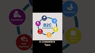 Ecommerce Types commerce learning shortvideo shortsfeed [upl. by Ahsie]