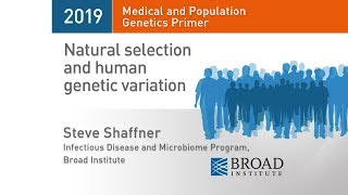 MPG Primer Natural selection and human genetic variation 2019 [upl. by Akienom654]