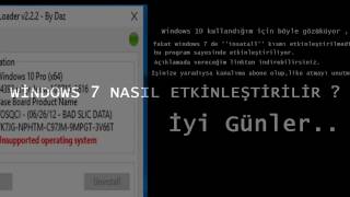 WİNDOWS 7 ÜRÜN ANAHTARI ETKİNLEŞTİRME [upl. by Kovacev]