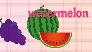 【Fruits Name】Learn Fruits Name in English♪ フルーツ 果物の名前 英語 発音 幼児向け 子供向け 聞き流し 英単語 リスニング♪ [upl. by Regen]