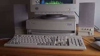 Old Ibm aptiva pentium 133 playing Unreal benchmark 3dfx [upl. by Animsaj]