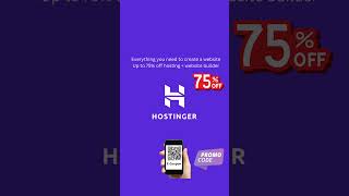 Everything you need to create a website Up to 75 off hosting  website builder Hostinger [upl. by Austreng]