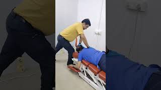 Dorsal spine upper back pain treatment by chiropractor shortsvideo ytshortsr shorts [upl. by Rede]