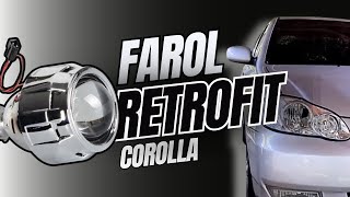 COROLLA COM FAROL RETROFIT É PROIBIDO [upl. by Solis874]