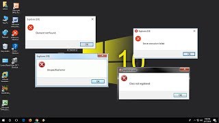 How to Fix All ExplorerExe Errors in Windows 1078 [upl. by Atileda]