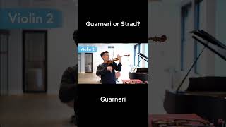 Ray chen on Guarneri or Strad raychen violinst classicalmusic [upl. by Wemolohtrab]