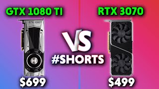 GTX 1080 Ti vs RTX 3070  Benchmark Shorts [upl. by Anehs]