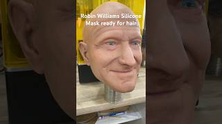 Robin Williams silicone mask just waiting for hair robinwilliams mrsdoubtfire patchadams [upl. by Matlick297]