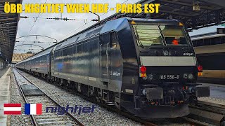 Voyage sur le train de nuit quotNightjetquot de Vienne à Paris  Découvrez lEurope par les rails [upl. by Oiliduab116]