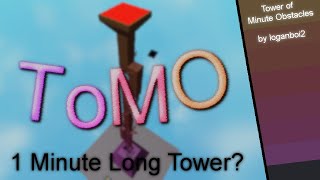 I made a 1 Minute Long Tower  Tower of Minute Obstacles [upl. by Yerok]