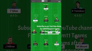 CHE vs LIV Dream11 Team  Line ups announced  Chelsea vs Liverpool  Premier League [upl. by Anidan]