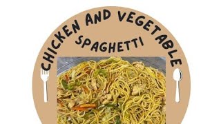 Chicken and Vegetable Spaghetti [upl. by Ahsitul888]