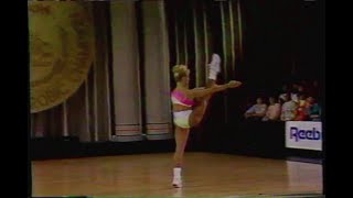 1990 ESPN Reebok National Aerobic Championship Partial  theVHSfiles [upl. by Enelam]