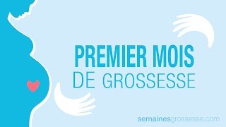 Premier mois de grossesse  Mois 1 de grossesse  La grossesse mois par mois [upl. by Wedurn]