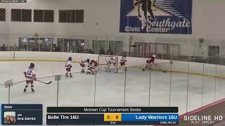 33 Luella Leadbetter clears the crease during an offensive push 1182024 VS Belle Tire [upl. by Nomra192]