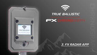 True Ballistic Chronograph  FX Radar APP [upl. by Attenrev]