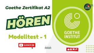 Goethe Zertifikat A2 Exam  Hören  Modelltest  1  Hören With Answers  Learn German Online [upl. by Ailalue567]