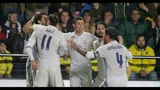 Villarreal 23 Real Madrid  All Goals  Liga 2017  COPE [upl. by Aicenod]