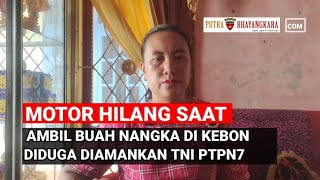 Motor Yang Hilang Milik Warga Padang Ratu Diduga Di Amankan Oknum TNI [upl. by Ilek172]