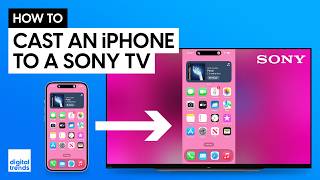 How to Screen Mirror or Cast iPhone to Sony TV [upl. by Ennelram725]