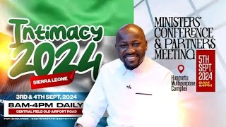 🔥🔥BREAK THAT PROTOCOL Day 1 Evening Apostle Johnson Suleman INTIMACY Lungi Freetown Sierra Leone [upl. by Isac226]