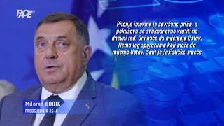 Dodik Šmit fašističko smeće RS priznata u međunarodnom kapacitetu Državna imovina crvena linija [upl. by Annaerdna]