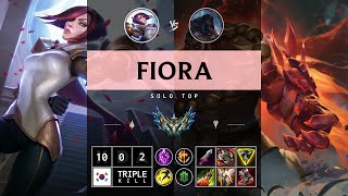 Fiora Top vs Udyr  KR Challenger Patch 1414 [upl. by Maxy]